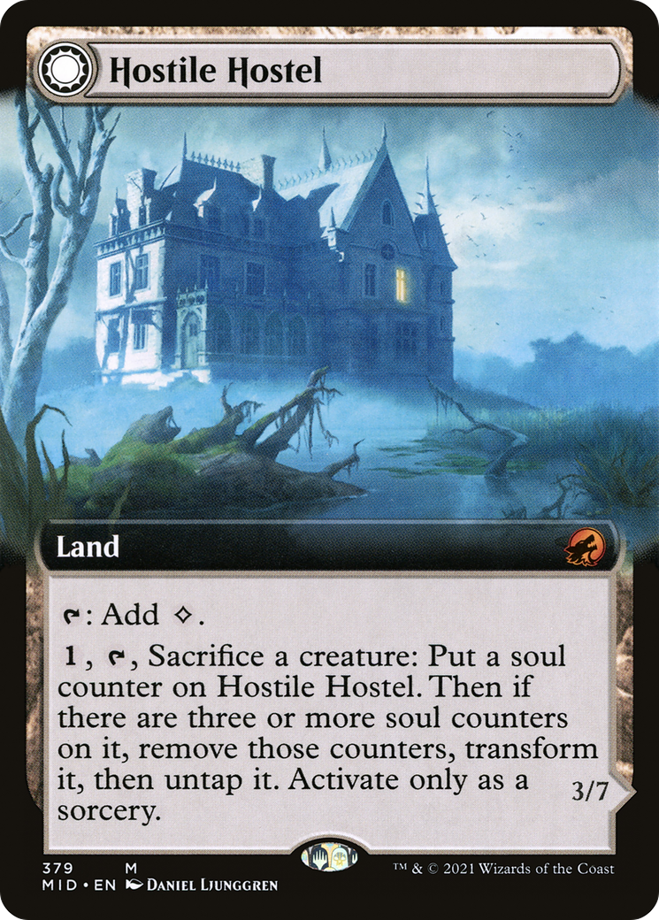 {R} Hostile Hostel // Creeping Inn (Extended Art) [Innistrad: Midnight Hunt][MID 379]