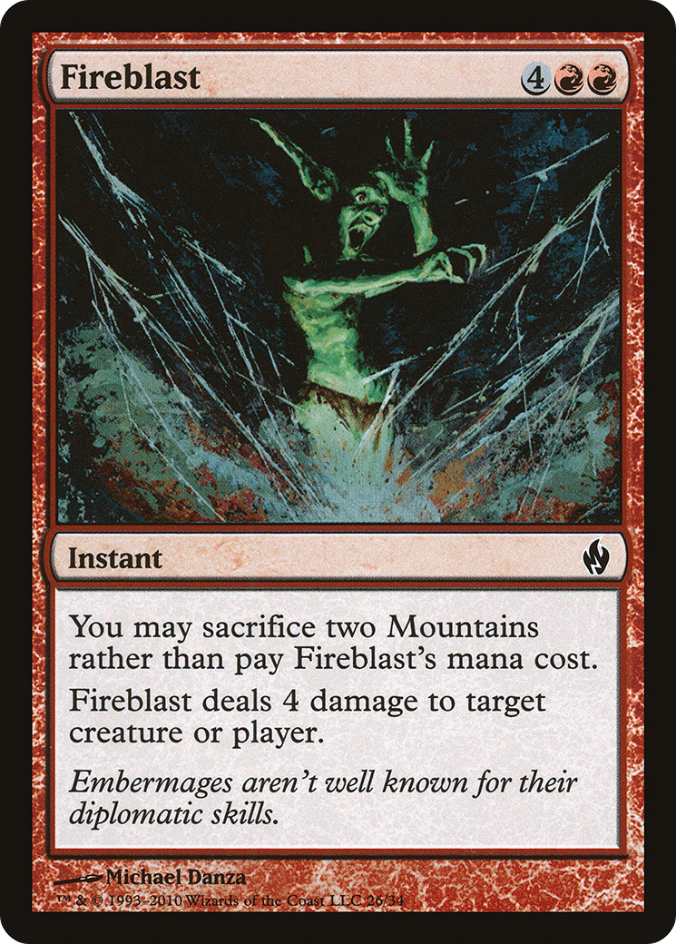 {C} Fireblast [Premium Deck Series: Fire and Lightning][PD2 026]
