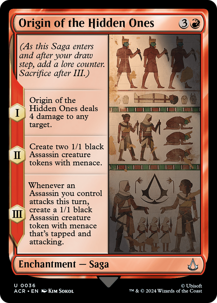 {C} Origin of the Hidden Ones [Assassin's Creed][ACR 036]