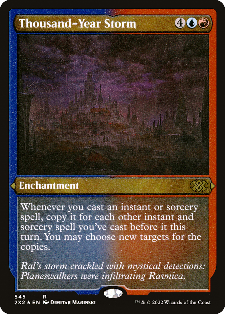 {R} Thousand-Year Storm (Foil Etched) [Double Masters 2022][2X2 545]