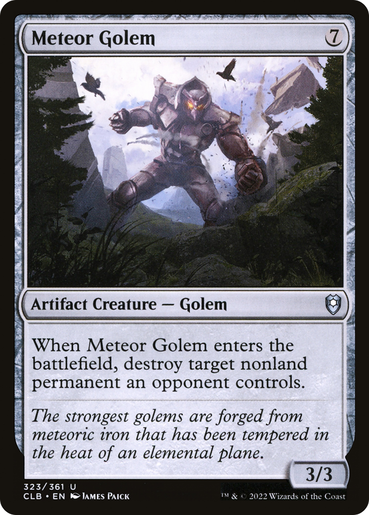 {C} Meteor Golem [Commander Legends: Battle for Baldur's Gate][CLB 323]