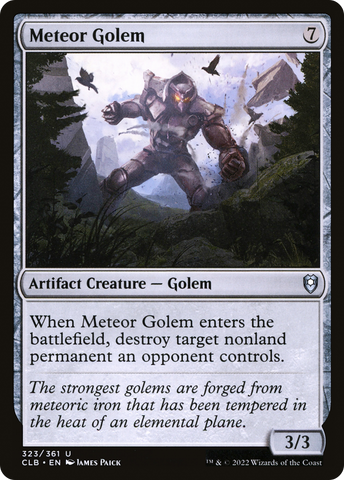 {C} Meteor Golem [Commander Legends: Battle for Baldur's Gate][CLB 323]
