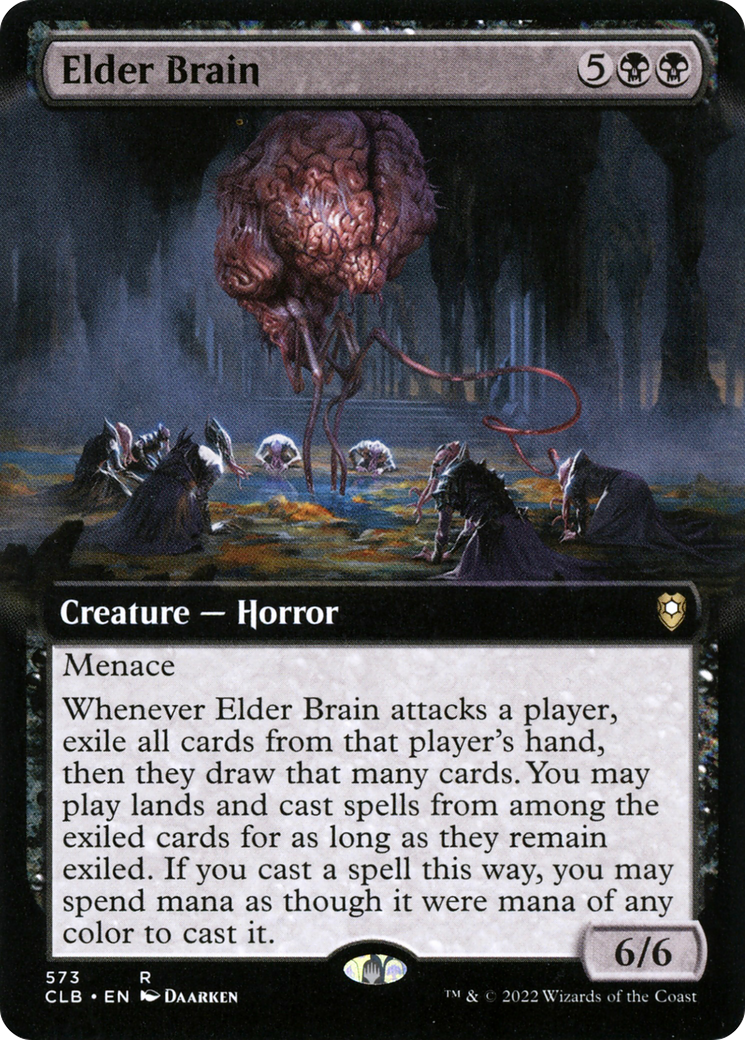 {R} Elder Brain (Extended Art) [Commander Legends: Battle for Baldur's Gate][CLB 573]