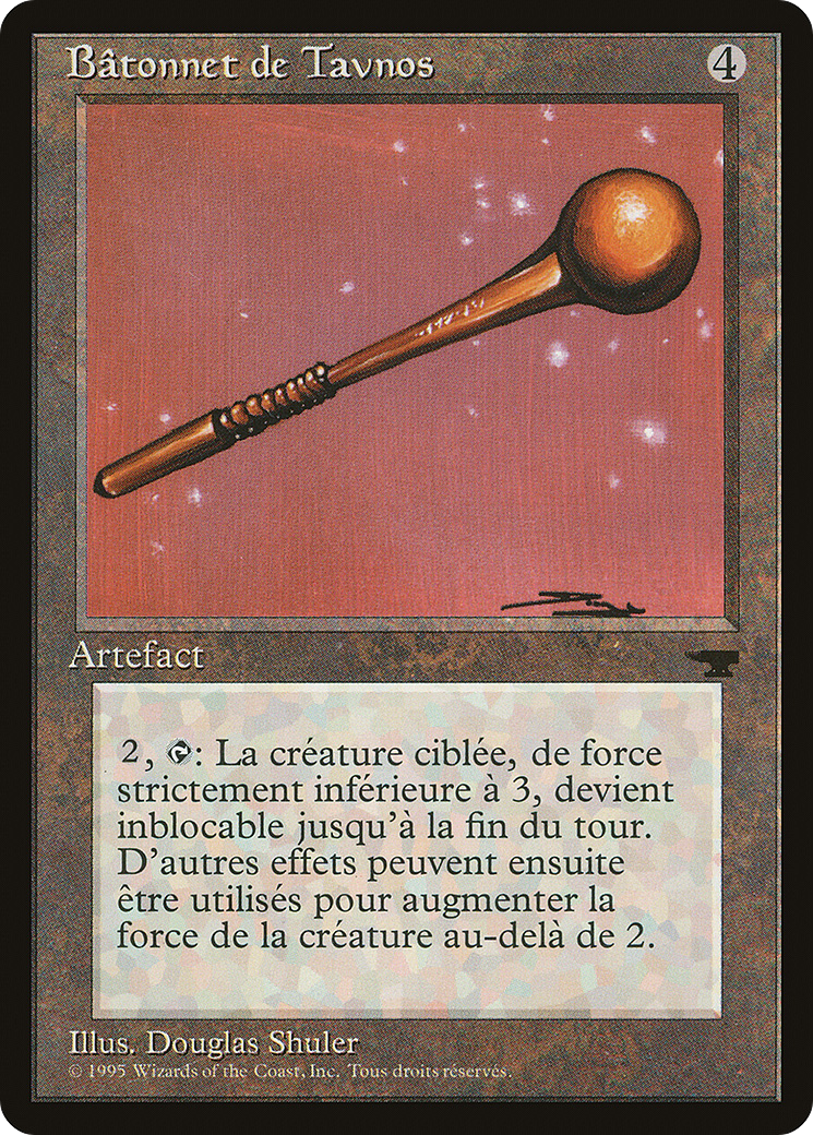 {C} Tawnos's Wand (French) - "Batonnet de Tavnos" [Renaissance][REN 159]