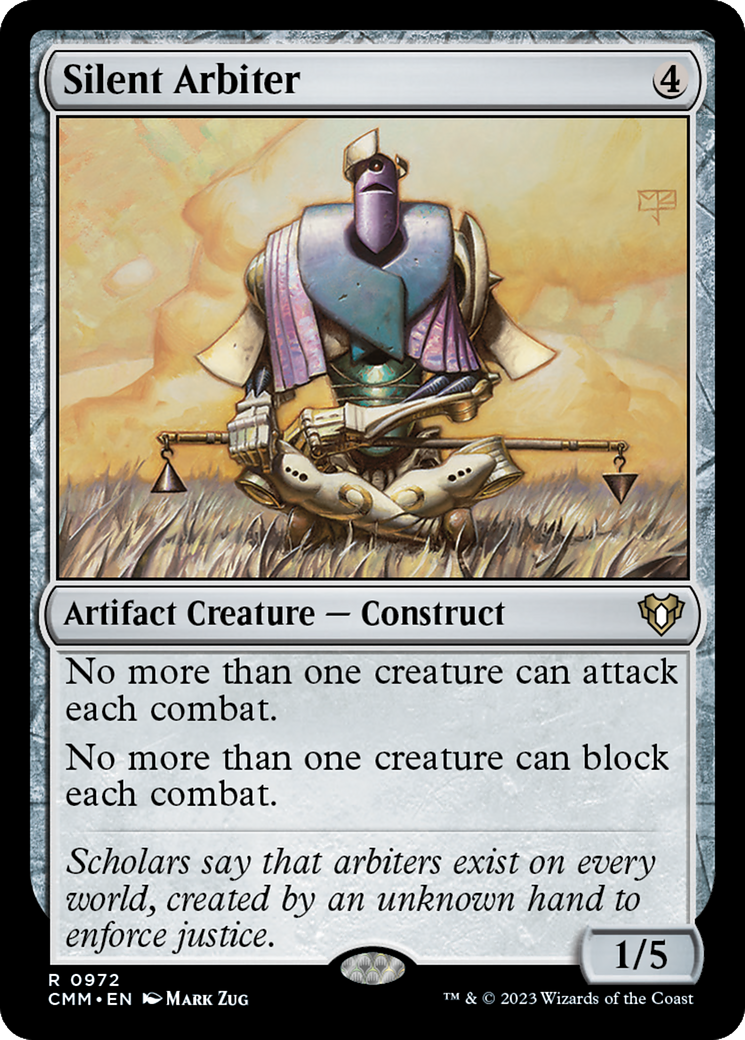 {R} Silent Arbiter [Commander Masters][CMM 972] - Misty Mountain Games