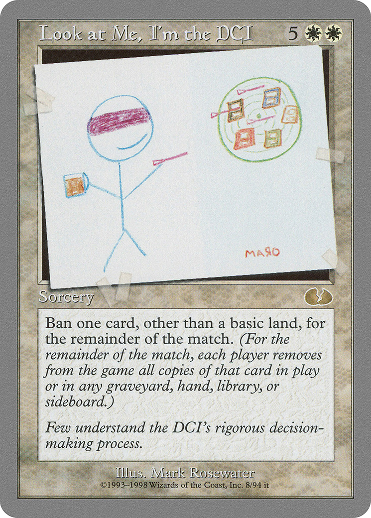 {R} Look at Me, I'm the DCI [Unglued][UGL 008]