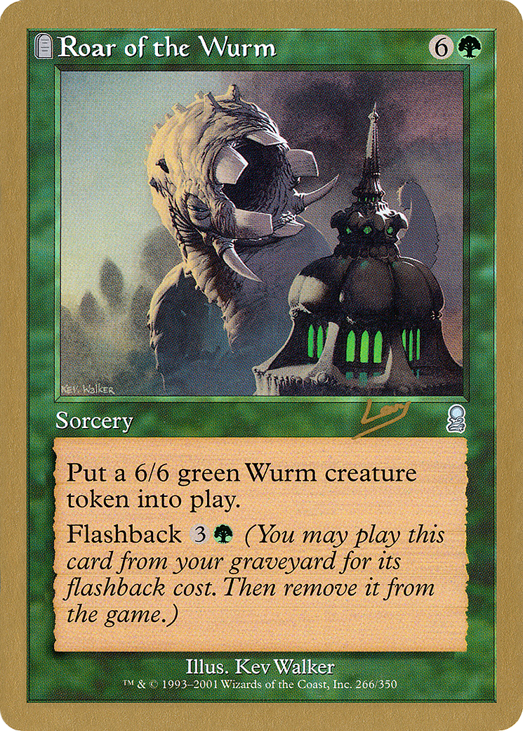{C} Roar of the Wurm (Raphael Levy) [World Championship Decks 2002][GB WC02 RL266]