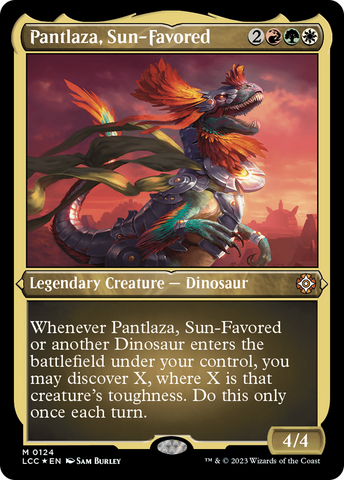 {R} Pantlaza, Sun-Favored (Display Commander) [The Lost Caverns of Ixalan Commander][LCC 124]