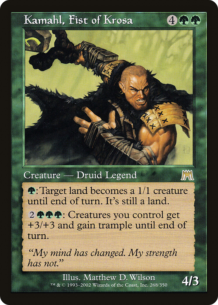 {R} Kamahl, Fist of Krosa [Onslaught][ONS 268] - Misty Mountain Games