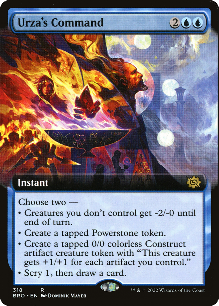 {R} Urza's Command (Extended Art) [The Brothers' War][BRO 318]