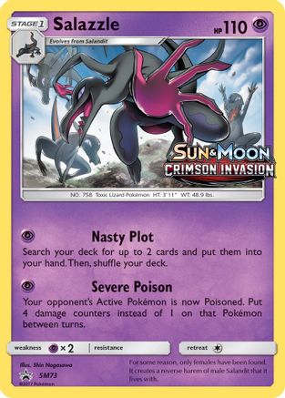 [PKM] Salazzle (SM73) [Sun & Moon: Black Star Promos]