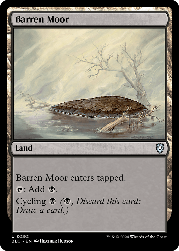 {C} Barren Moor [Bloomburrow Commander][BLC 292]