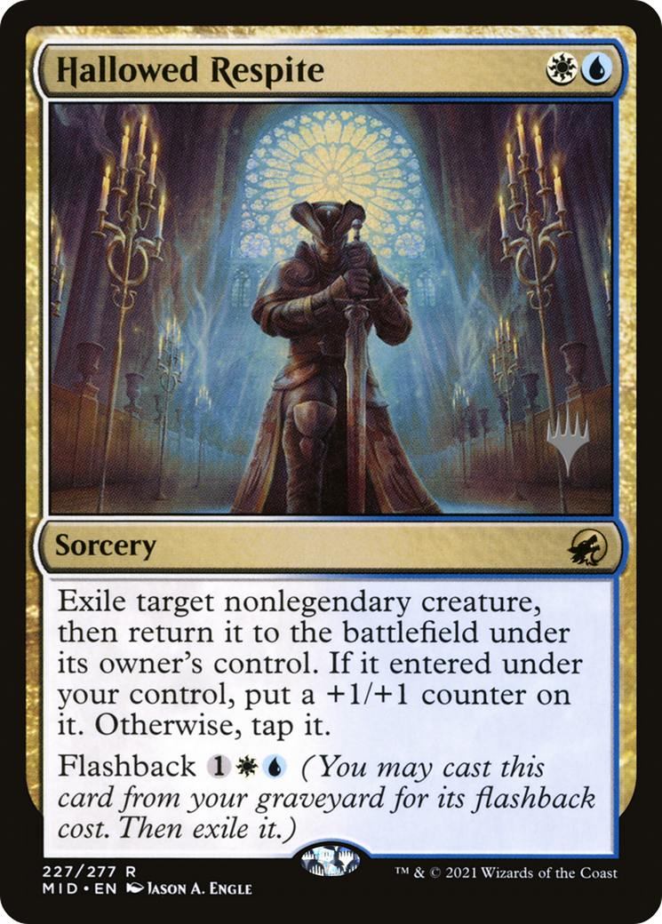 {R} Hallowed Respite (Promo Pack) [Innistrad: Midnight Hunt Promo Pack][PP MID 227]