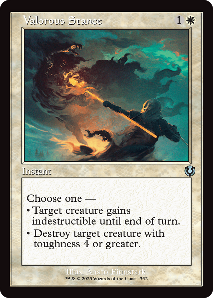 {C} Valorous Stance (Retro Frame) [Innistrad Remastered][INR 352]