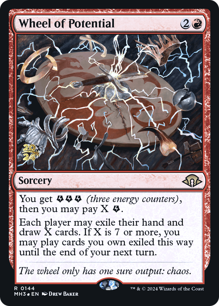 {R} Wheel of Potential [Modern Horizons 3 Prerelese Promos][PR PMH3 144]