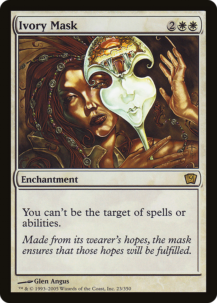 {R} Ivory Mask [Ninth Edition][9ED 023]