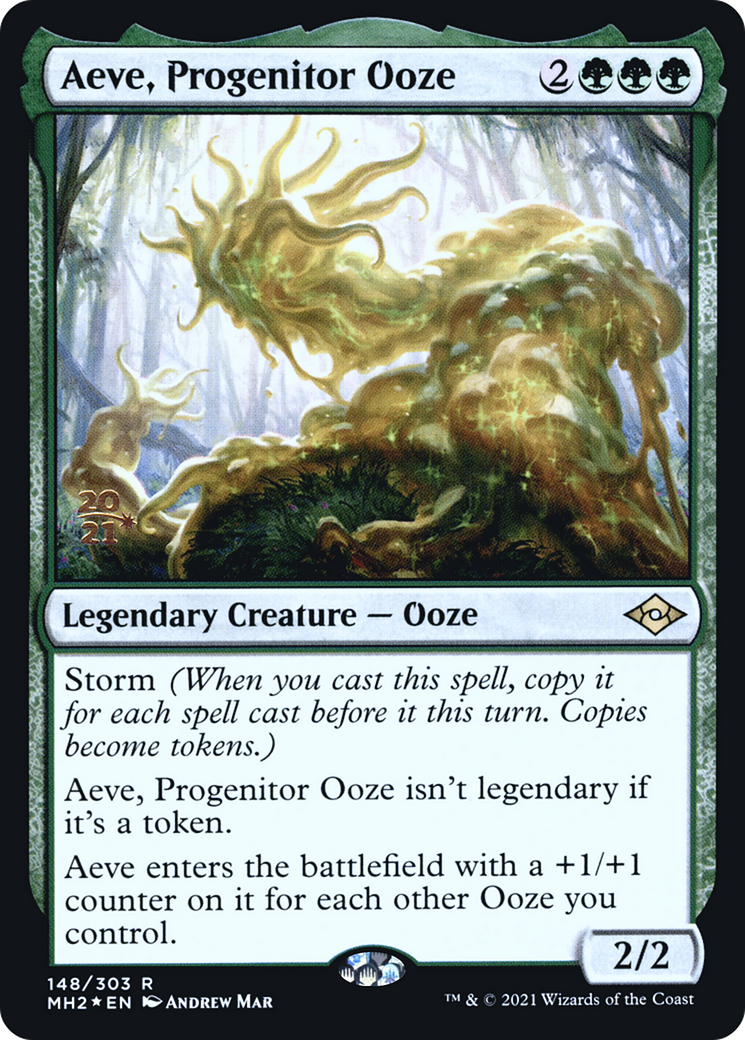 {R} Aeve, Progenitor Ooze [Modern Horizons 2 Prerelease Promos][PR MH2 148]