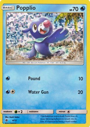 [PKM] Popplio (4/12) [McDonald's Promos: 2017 Collection]