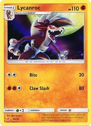 [PKM] Lycanroc (30/30) [Sun & Moon: Trainer Kit - Lycanroc]