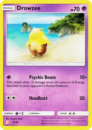 [PKM] Drowzee (22/30) [Sun & Moon: Trainer Kit - Alolan Raichu]