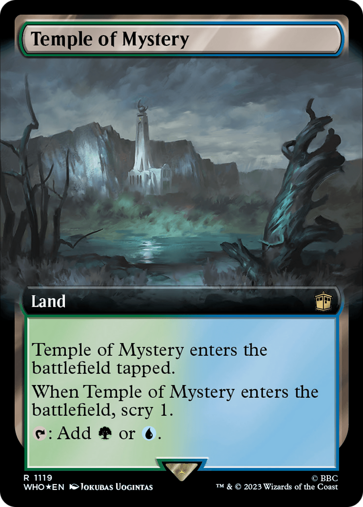 {R} Temple of Mystery (Extended Art) (Surge Foil) [Doctor Who][WHO 1119]
