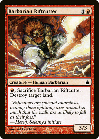 {C} Barbarian Riftcutter [Ravnica: City of Guilds][RAV 114]