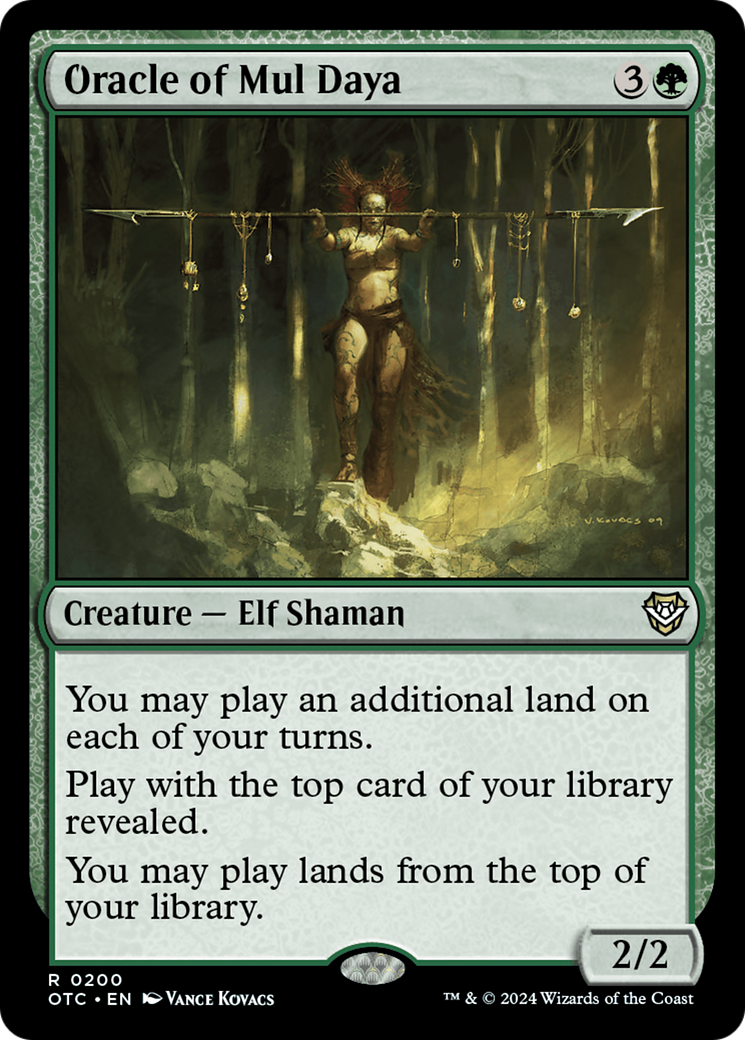 {R} Oracle of Mul Daya [Outlaws of Thunder Junction Commander][OTC 200]