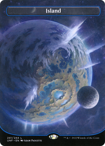 {B}[UNF 241] Island (Orbital Space-ic Land) (241) [Unfinity]
