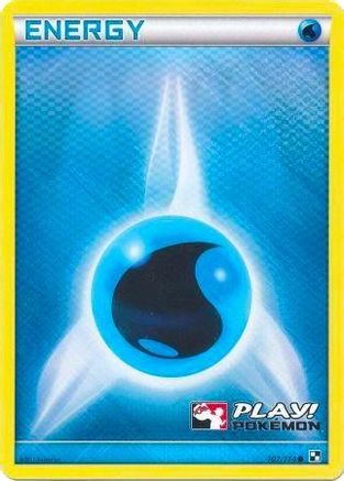 [PKM BE] Water Energy (107/114) (Play Pokemon Promo) [Black & White: Base Set]