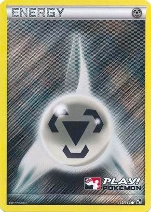 [PKM BE] Metal Energy (112/114) (Play Pokemon Promo) [Black & White: Base Set]