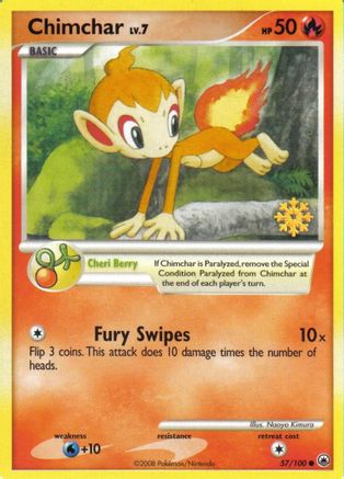 [PKM-R] Chimchar (57/100) [Countdown Calendar Promos]