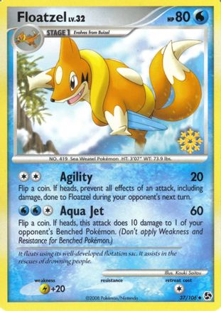 [PKM] Floatzel (37/106) [Countdown Calendar Promos]