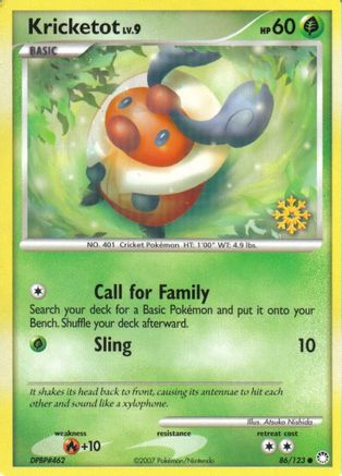 [PKM] Kricketot (86/123) [Countdown Calendar Promos]