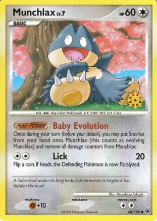 [PKM-R] Munchlax (68/100) [Countdown Calendar Promos]