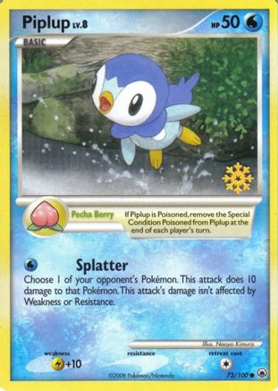 [PKM-R] Piplup (72/100) [Countdown Calendar Promos]