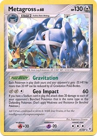[PKM-R] Metagross (7/147) (Cracked Ice Holo) (Blister Exclusive) [Platinum: Supreme Victors]