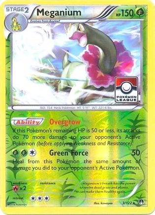 [PKM-R] Meganium (3/122) (League Promo) [XY: BREAKpoint]