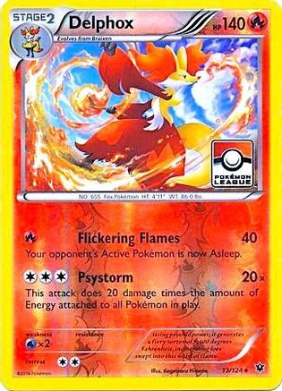 [PKM] Delphox (13/124) (League Promo) [XY: Fates Collide]