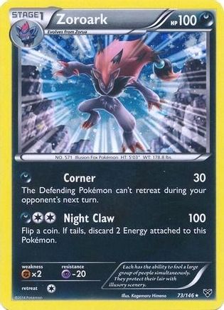[PKM-R] Zoroark (73/146) (Cosmos Holo) (Blister Exclusive) [XY: Base Set]