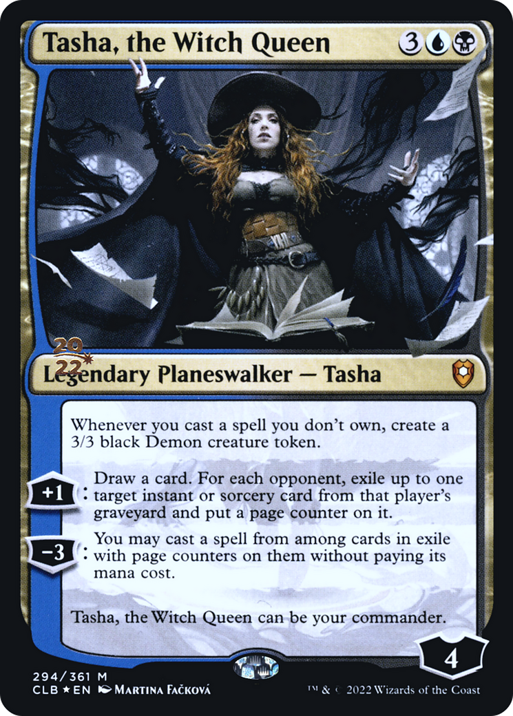 {R} Tasha, the Witch Queen [Commander Legends: Battle for Baldur's Gate Prerelease Promos][PR CLB 294]