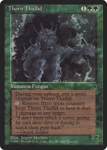 {C} Thorn Thallid (Jesper Myrfors) [Fallen Empires][FEM 80C]