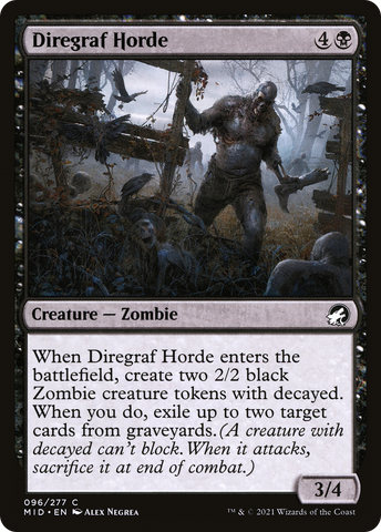 {C} Diregraf Horde [Innistrad: Midnight Hunt][MID 096]