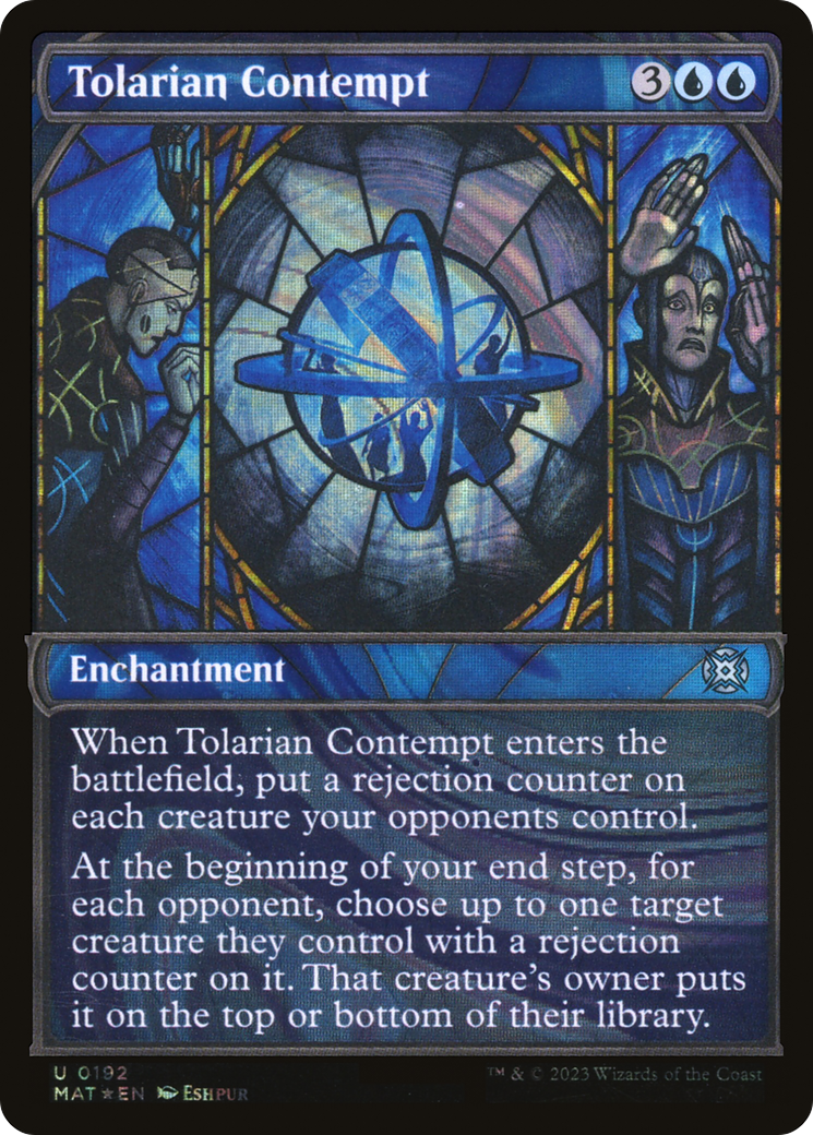 {C} Tolarian Contempt (Showcase Halo Foil) [March of the Machine: The Aftermath][MAT 192]