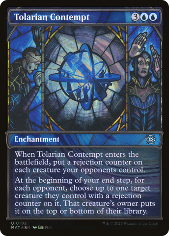 {C} Tolarian Contempt (Showcase Halo Foil) [March of the Machine: The Aftermath][MAT 192]