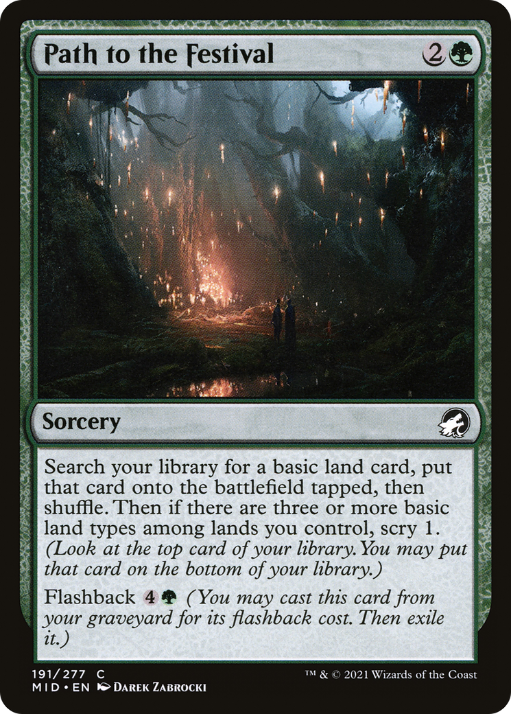 {C} Path to the Festival [Innistrad: Midnight Hunt][MID 191]