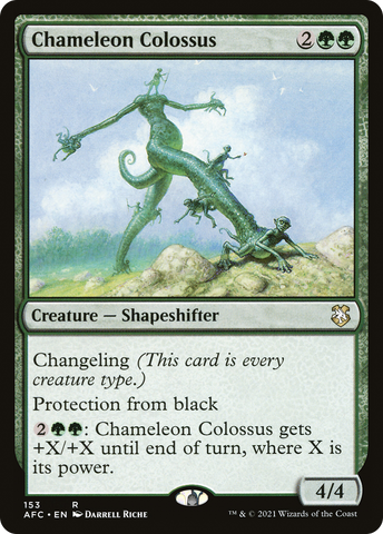 {R} Chameleon Colossus [Dungeons & Dragons: Adventures in the Forgotten Realms Commander][AFC 153]