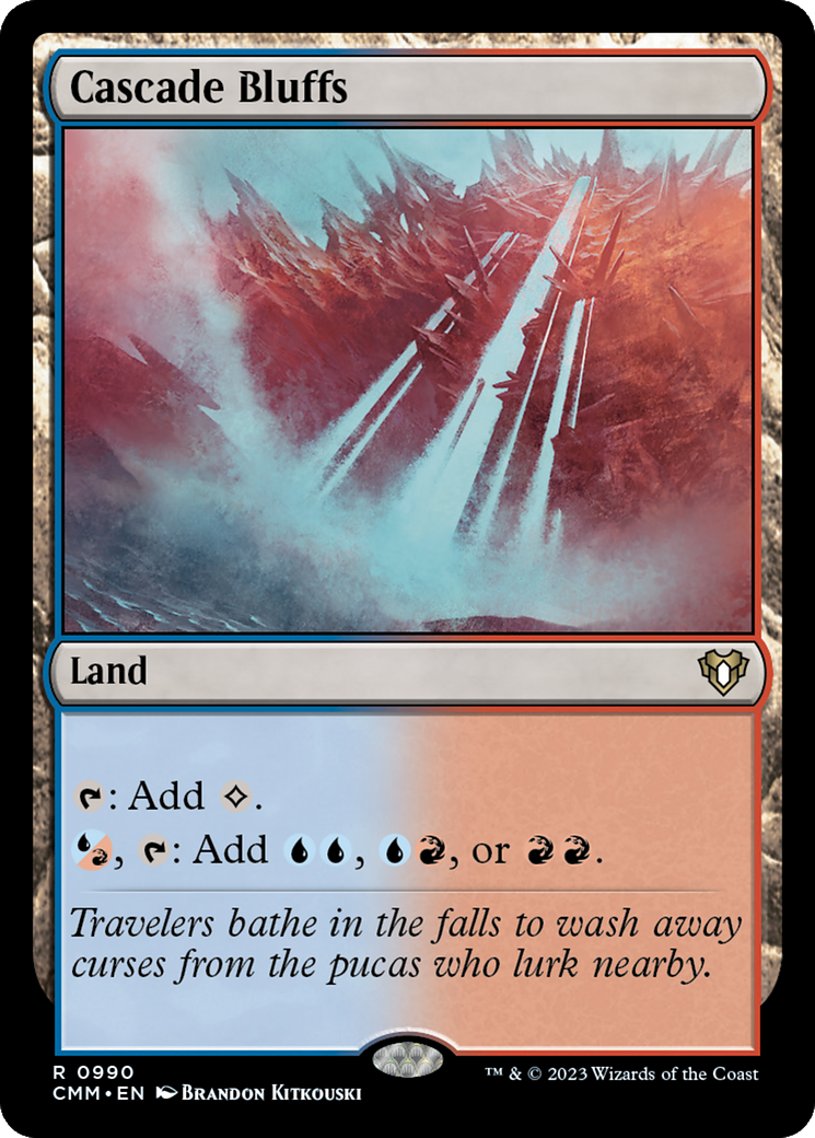 {R} Cascade Bluffs [Commander Masters][CMM 990]