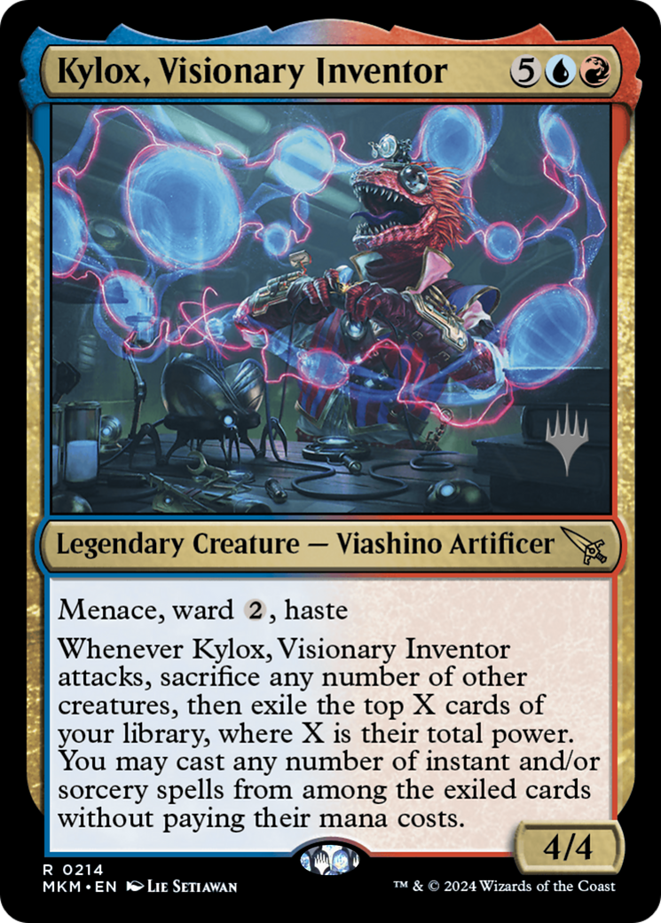 {R} Kylox, Visionary Inventor (Promo Pack) [Murders at Karlov Manor Promos][PP MKM 214]