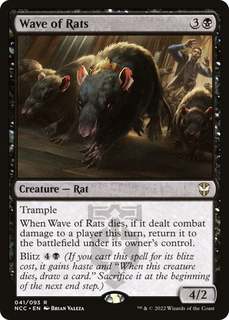 {R} Wave of Rats [Streets of New Capenna Commander][NCC 041]