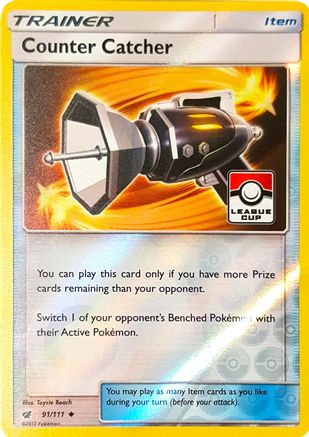 [PKM] Counter Catcher (91/111) (League Promo) [Sun & Moon: Crimson Invasion]